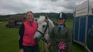 Flyte and her loaner Emily O'grady